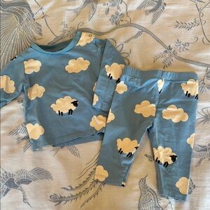 Stella McCartney Blue Cloud & Sheep Kids Matching Set